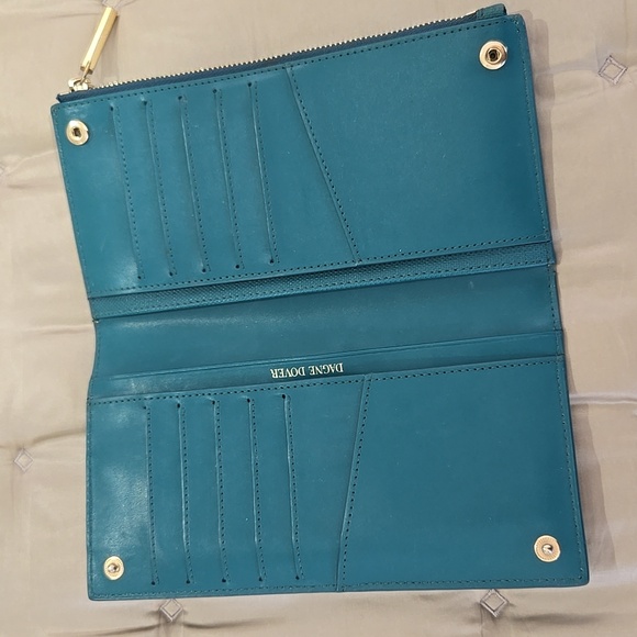 Dagne Dover Liberty Teal Slim Wallet - Picture 8 of 11